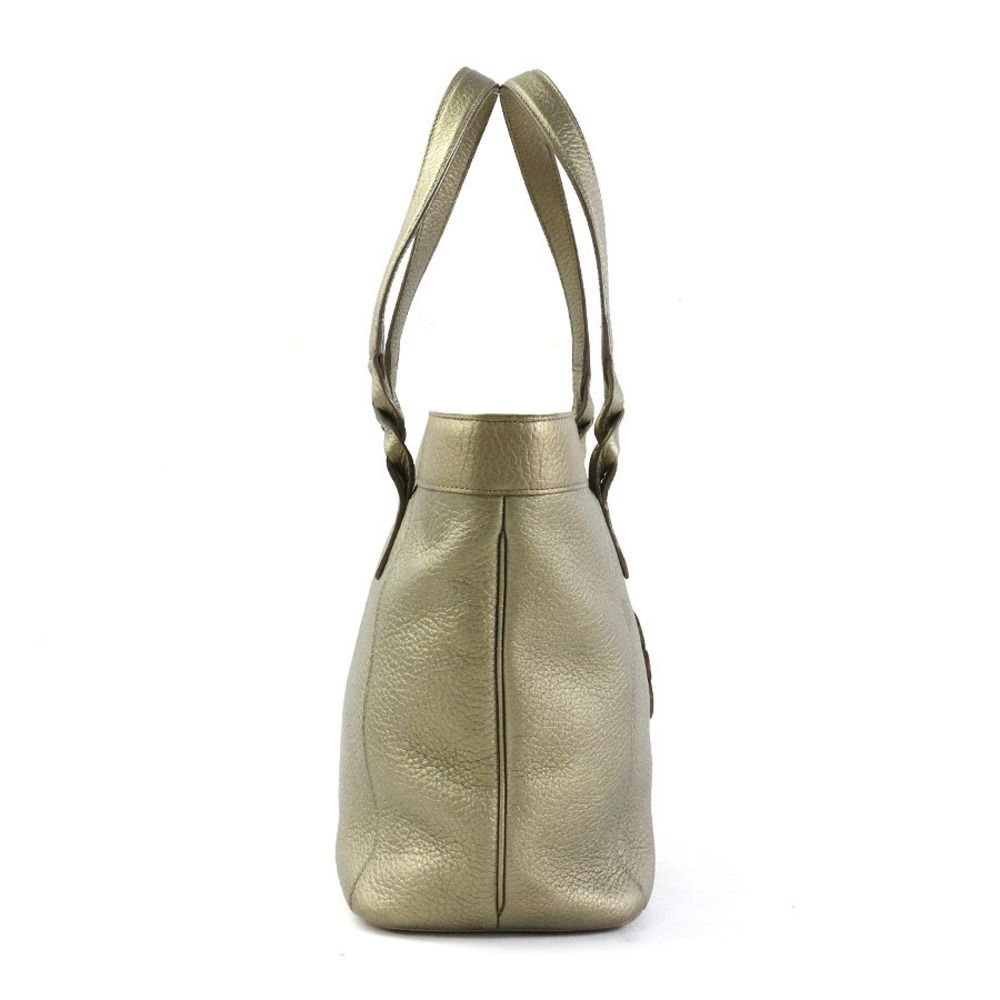 Loewe Leather Shoulder Bag Gold